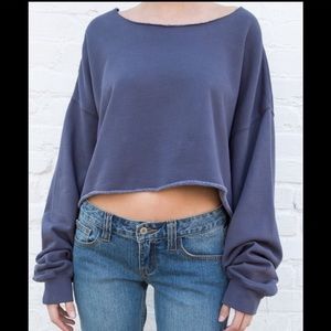 Brandy melville faded blue Estelle sweater